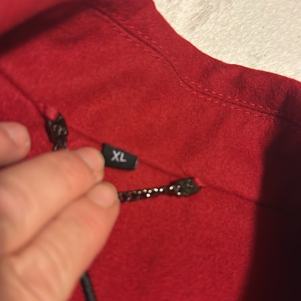 GUESS Jacket Red Wool XL - Picture 3 of 4